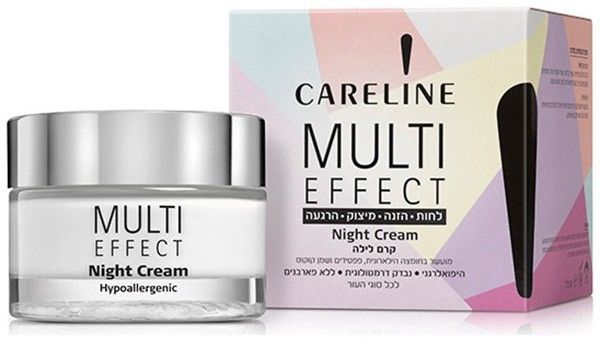 Кремы крем для лица и шеи ночной активный мульти-эффект careline, 50 мл