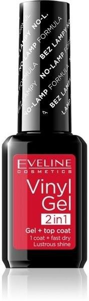 Для ногтей лак для ногтей виниловый vinyl gel 2 в 1 №205 eveline, 12 мл