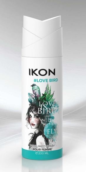 Дезодоранты дезодорант-спрей для женщин #love bird   ikon, 200 мл