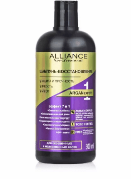 Шампуни alliance professional шампунь-восстановление argan expert, 500 мл