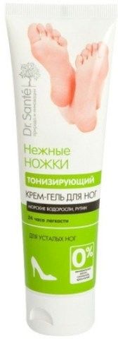Кремы и бальзамы крем-гель для ног тонизирующий "нежные ножки" dr. sante, 90 мл
