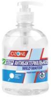 Мыло антибактериальное жидкое мыло ozone "wild water " romax, 500 г