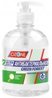 Мыло антибактериальное жидкое мыло ozone "green forest " romax, 500 г