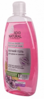 Гели для душа крем-гель для душа "спелая смородина и масло мяты", natural spa, 500 мл