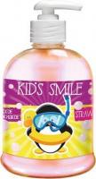 Мыло детское мыло жидкое kids smile клубника romax, 500 г