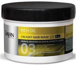 Маски kayan rich oil крем-маска для сухих и поврежденных волос, 250 мл