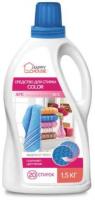 Для стирки средство для стирки "happy house" color romax,  1,5 л