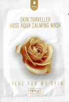 Маски для лица vo7 skin traveller успокаивающая маска для лица c экстарктом розы, 25 г