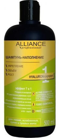 Шампуни alliance professional шампунь-наполнение hyaluron expert, 500 мл