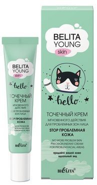 Кремы белита young skin точечный крем мгновенного действия для проблемных зон лица stop проблемная кожа, 20 мл