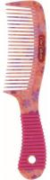 Для волос гребешок для волос с прорезиненной ручкой inter-vion