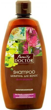 Шампуни family doctor шампунь фито-формула омолаживающая, 500 мл