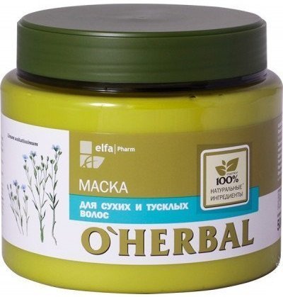 Маски маска для сухих и тусклых волос o’herbal, 500 мл