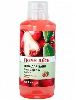 Пена, соль, масло для ванн fresh juice пена для ванн "rose apple & guava", 1000 мл