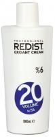 Окрашивание волос окислитель oxidant cream 20 vol 6% redist, 1000 мл