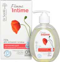 Интимная гигиена dr. sante femme intime гель для интимной гигиены «увлажняющий» для ежедневного применения, 230 мл