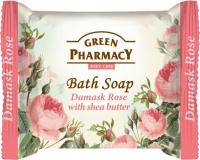 Мыло мыло туалетное "дамасская роза с маслом ши" green pharmacy, 100 г