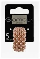 Для волос inter-vion glamour style резинка с бусинками розовая