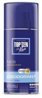 Дезодоранты дезодорант-спрей "active" для нормальной кожи top ten for men, 150 мл