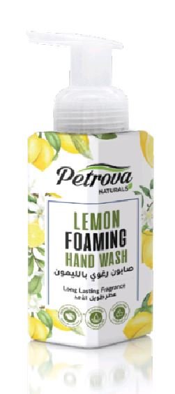 Для тела пенка для мытья рук лимон lemon petrova naturals, 250 мл