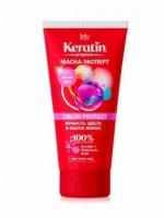 Бальзамы и кондиционеры маска-эксперт color protect яркость цвета и блеск волос keratin program iris, 180 мл