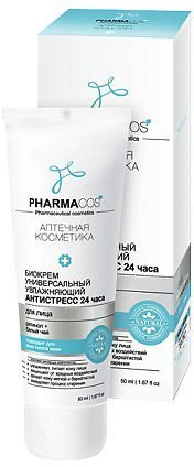 Кремы витэкс pharmacos биокрем для лица универсальный увлажняющий "антистресс 24 часа", 50 мл