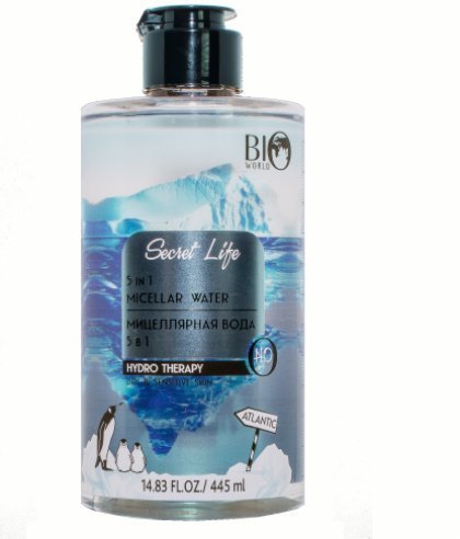 Мицеллярная вода мицеллярная вода 5 в 1 secret life bio world, 445 мл