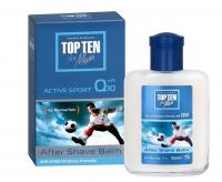 Бритье бальзам после бритья top ten for men active sport q10, 100 мл