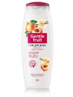 Гели для душа гель для душа персик и цветы ванили gentle fruit iris, 400 мл
