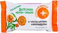 Мыло домашний доктор детское крем-мыло туалетное с экстрактом календулы, 70 г