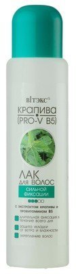 Стайлинг витэкс крапива (pro-v b5) лак для волос сильной фиксации, 500 мл