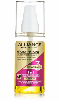 Маски alliance professional масло-флюид keratin expert, 50 мл