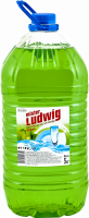 Для посуды средство для мытья посуды mister ludwig "яблоко" romax, 5 кг