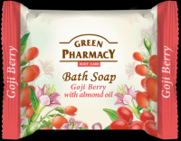 Мыло туалетное мыло "ягоды годжи с миндальным маслом" green pharmacy, 100 г