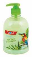 Мыло крем-мыло жидкое aloe vera & eucalyptus «ozone» romax, 500 г