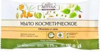 Мыло мыло косметическое "облепиха и липа" зеленая аптека, 75 г