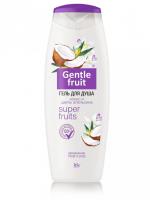 Гели для душа гель для душа кокос и цветы апельсина gentle fruit iris, 400 мл