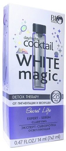 Сыворотки, эссенции и эмульсии bio world secret life detox therapy осветляющая эксперт-сыворотка "white magic", 14 мл