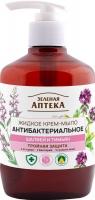 Мыло жидкое крем-мыло антибактериальное "шалфей и тимьян" зеленая аптека, 460 мл