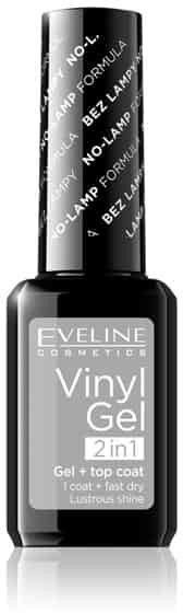 Для ногтей лак для ногтей виниловый vinyl gel 2 в 1 №201 eveline, 12 мл