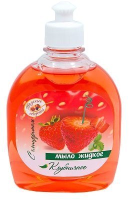 Мыло мыло-гель вкусные секреты клубника, 300 мл