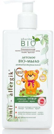 Мыло детское bio-мыло pharma bio laboratory антибактериальное, 250 мл