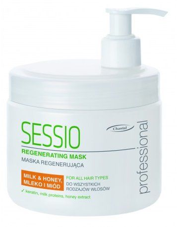 Маски chantal sessio professional маска регенерирующая  "молоко и мёд" (с дозатором), 500 г