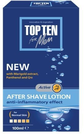 Бритье лосьон после бритья "active" top ten for men, 100 мл