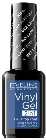 Для ногтей виниловый лак для ногтей "vinyl gel 2 в 1" eveline, 12 мл, №210