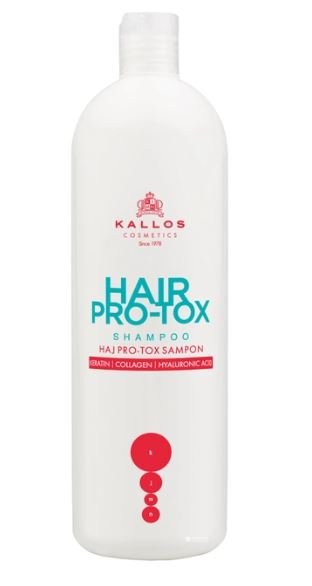 Шампуни шампунь для волос pro-tox kallos, 1000 мл