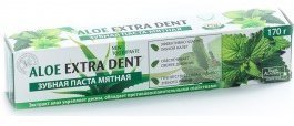 Зубные пасты зубная паста "aloe extra dent" для защиты от зубного камня, мятная 170 г