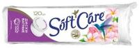 Для макияжа ватные диски soft care 120 шт, romax
