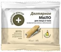 Мыло мыло для лица и тела "дегтярное" домашний доктор, 70 г