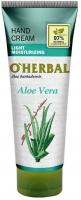 Кремы, бальзамы легкий крем для рук увлажняющий алое вера o’herbal, 75 мл
